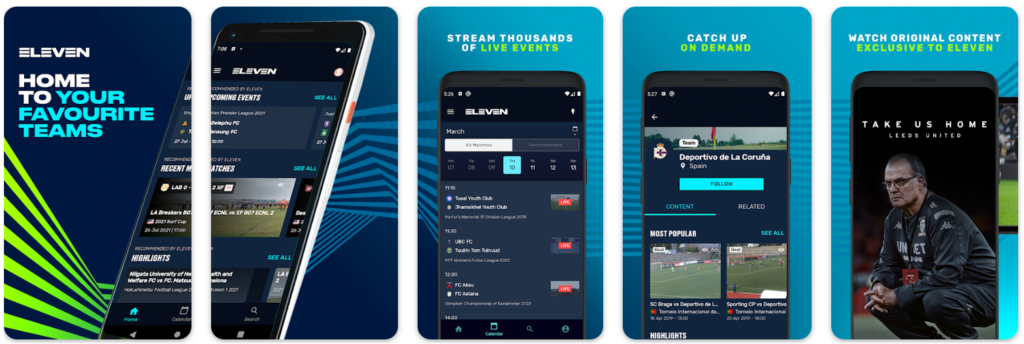 Watch Eleven Sports on Mobile