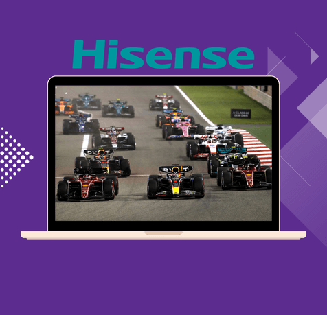 Formula 1 on Hisense Smart TV