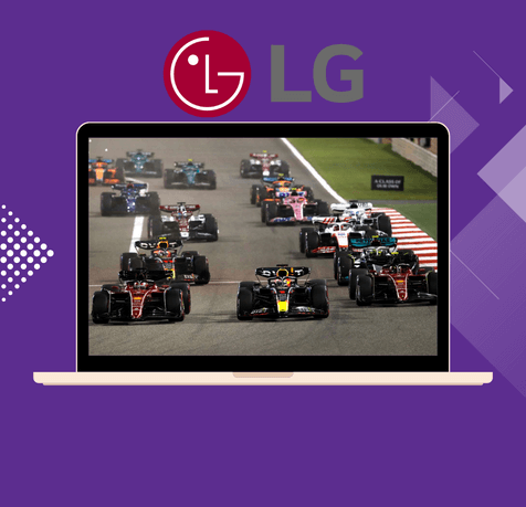 Formula 1 on Smart LG TV