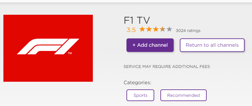 How to watch F1 TV on Roku
