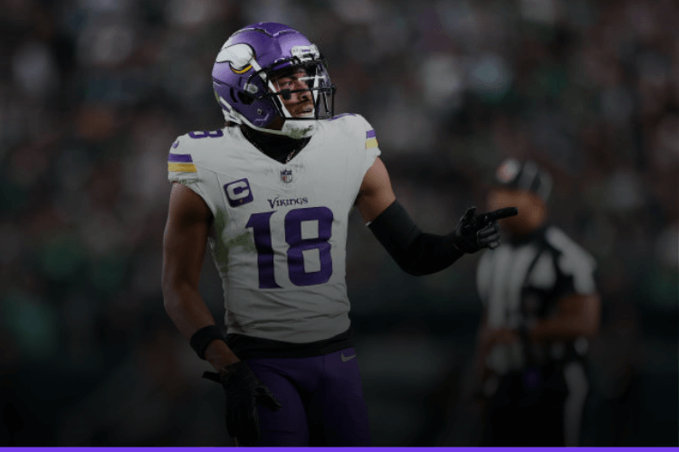 Vikings' Jefferson reaches 5,000 yards in 52 career games, equals NFL record