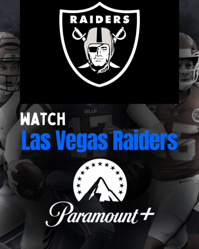Las Vegas Raiders Games on Paramount+