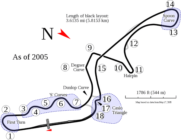 Suzuka Circuit, Japanese Grand Prix