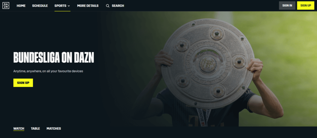 Watch Bundesliga Live in Germany on DAZN
