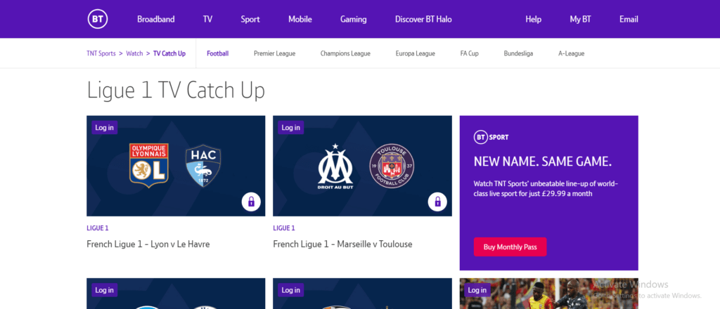 Watch Ligue 1 on BT Sport - TNT Sport